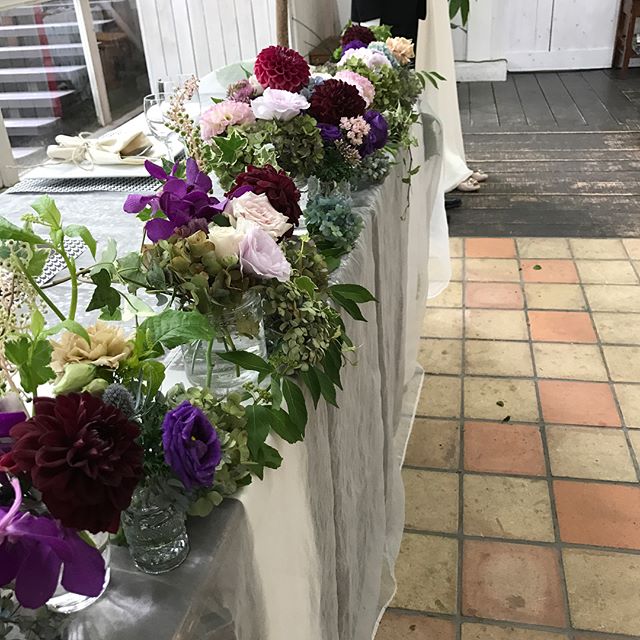 GREENGREENプランツ研究所活動報告。本日、8月6日 田主丸の結婚式場 GREEN HILL にてブライダルフェアー開催です。御結婚の御予定のかたも、そうでない方も是非、緑に包まれたGREEN HILLへ#ggプランツ研究所 #flower #田主丸 #ブライダル #結婚式場 #パープル #花 #greenhill #greengreen