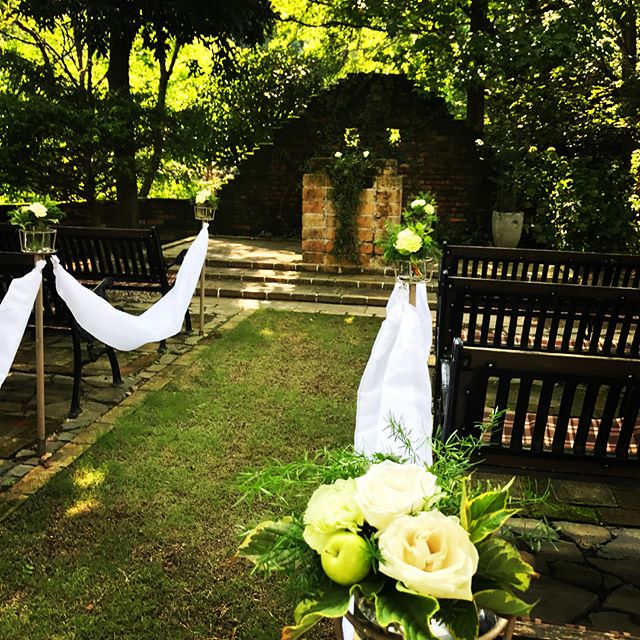 GGプランツ研究所活動報告。9/10sun 田主丸の結婚式場 GREEN HILLにて心地の良い秋の風吹くブライダルフェアーでした。今月は屋外の装花を担当です。#ggプランツ研究所 #flower #ブライダル #結婚式場 #greenhill #ガーデン #green#事後報告