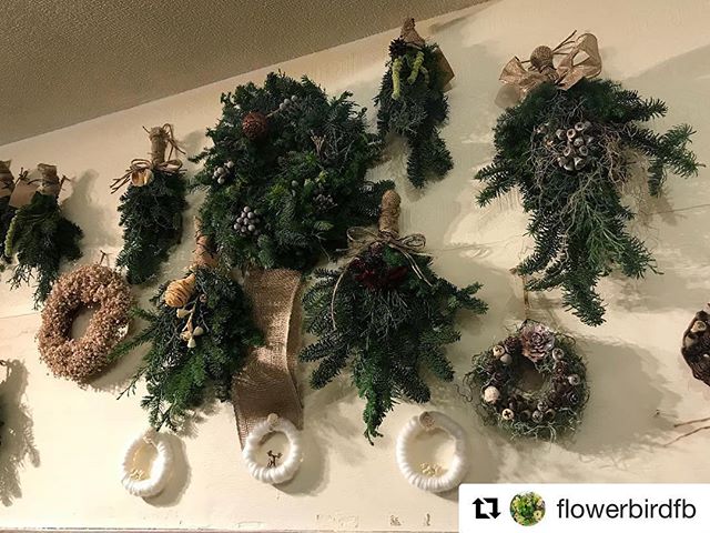 本日より開催です。お待ちしております!#Repost @flowerbirdfb (@get_repost)・・・Christmas Exhibition・心はずむモノ展・11月23日〜12月中旬頃まで。・本日、スペシャルデー︎そして、、、thanks day!!・11月23日のみ、11時〜17時までの営業となります。 ・皆さま、気をつけてお越しくださいませ。#心はずむモノ展 #flowerbird #フラワーバード